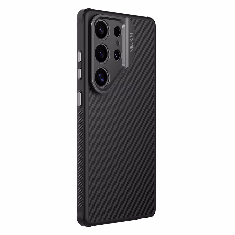 Husa NILLKIN CarboProp Aramid Magnetic pentru Samsung S25 Ultra, neagra Husa NILLKIN CarboProp Aramid Magnetic pentru Samsung S25 Ultra, neagra